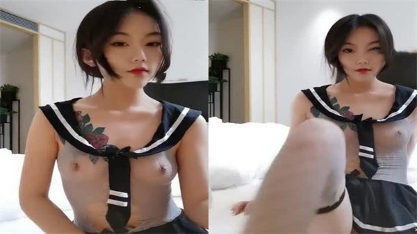 丝袜情趣JK装小姐姐淫声荡语撩骚互动道具玩弄无毛骚逼