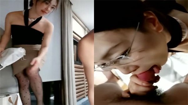 黑丝高跟眼镜骚秘书和狼友激情啪啪